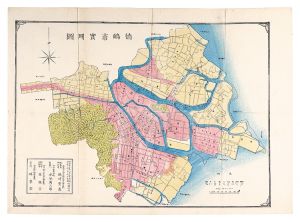 水谷萬三郎「徳島市実測図」