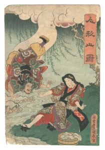豊国三代「人形之図」