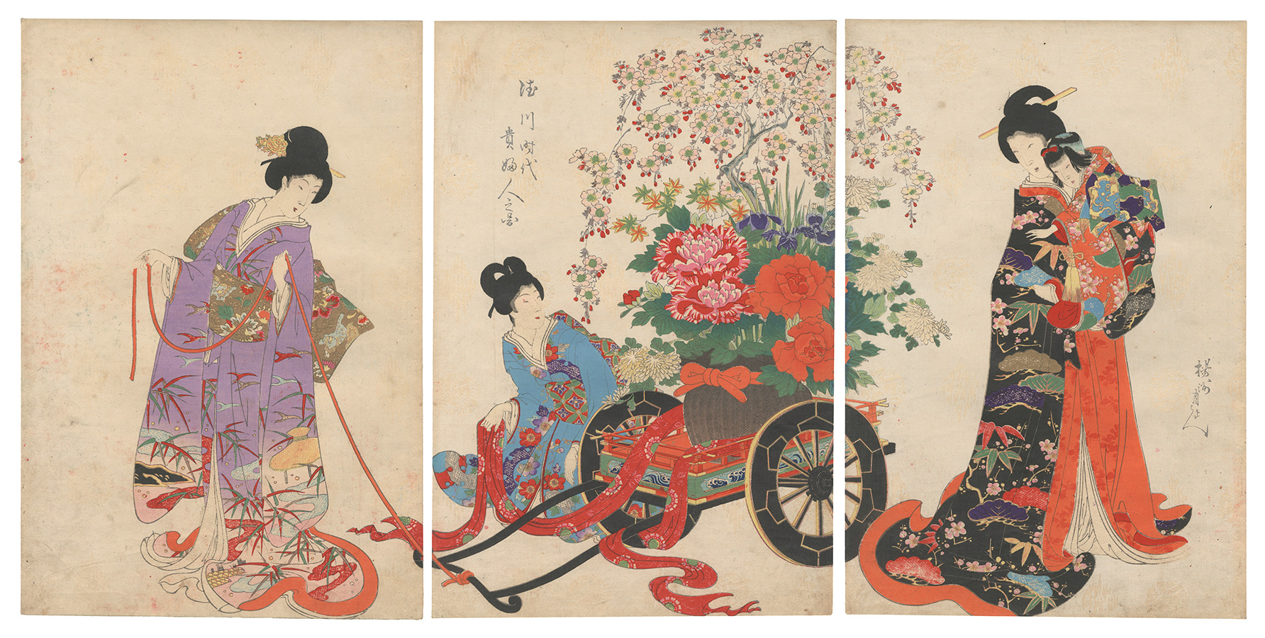Chikanobu “Ladies of the Tokugawa Period”