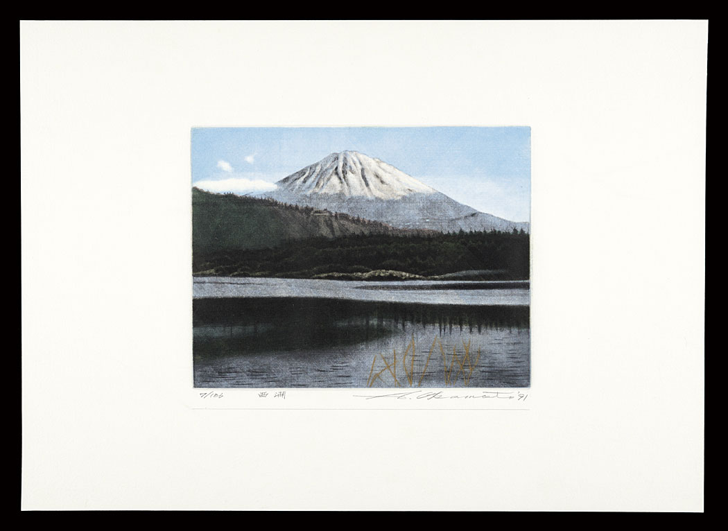Okamoto Shogo “Thirty-six Views of Mt. Fuji in the HEISEI period / Lake Saiko”
