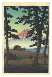 Mt.Fuji seen from Tagonoura, Evening