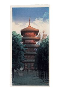 The Pagoda of Ikegami Hommonji Temple