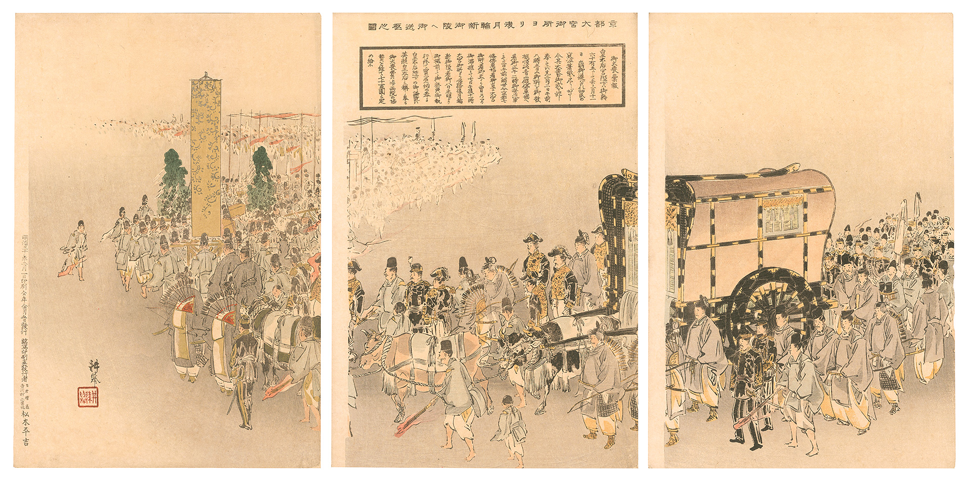 Kokyo “Funeral Procession of the Empress Dowager Eisho”