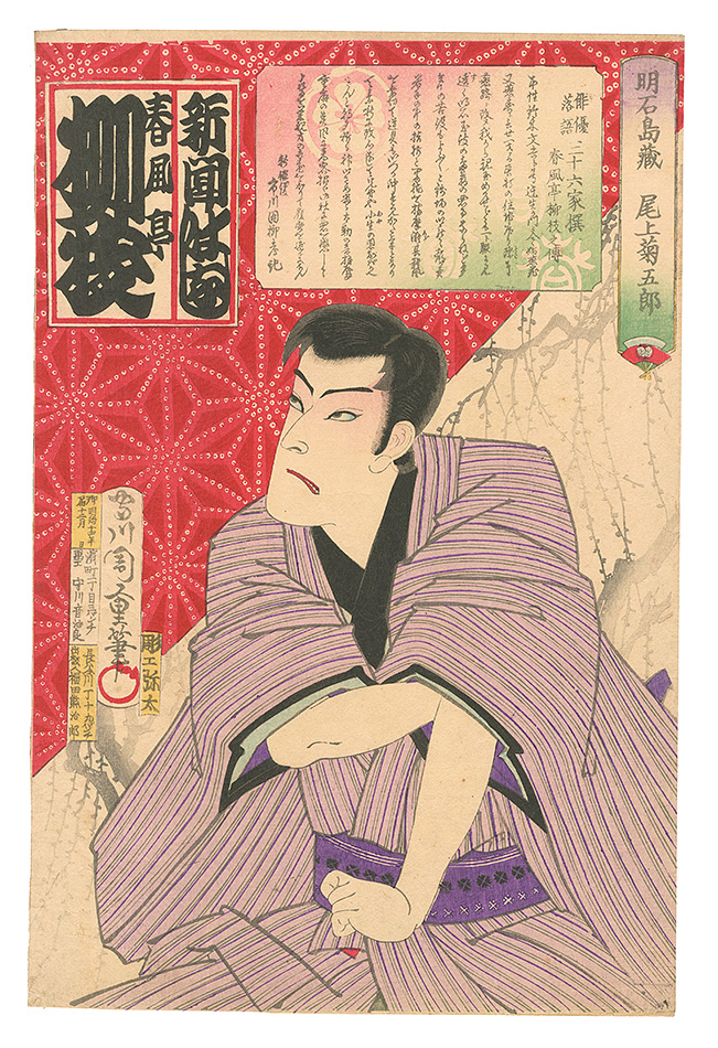 Chikashige “Thirty-six Comic Storytellers and Actors / Shunputei Ryushi”