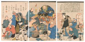 国芳「偽一休和尚説法之図」