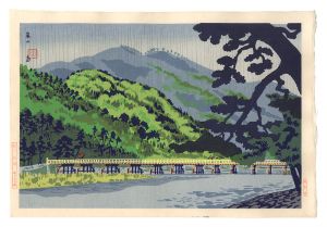 新京名所　嵐山　／　徳力富吉郎