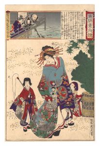 Eastern Brocade: Comparison of Day and Night / The Hell Courtesan / Chikanobu