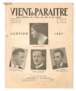 Vient de Paraitre / curated by Marius Boisson