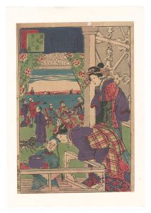 Famous Places of Modern Life at a Glance / Flourishing Merchant House in Yokohama / Unknown