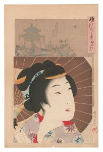 時代かがみ　弘化のころ　／　周延