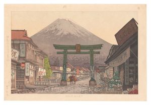 Yokouchi Kiyoharu（Ginnosuke） / Mount Fuji at Yoshida, Koshu