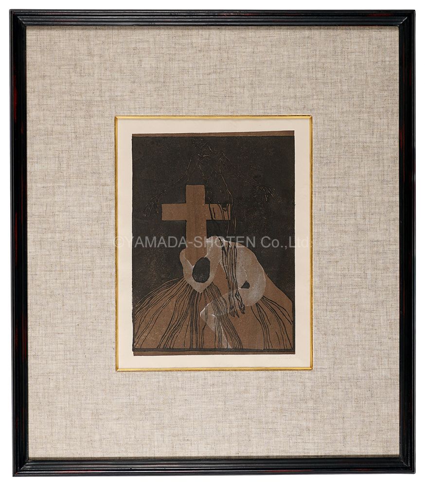 Onchi Koshiro “Christ and the Virgin Mary”