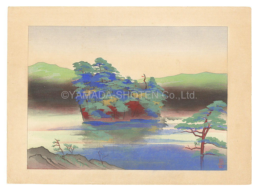 Endo Kyozo “New Famous Views of Japan / Lake Towada”
