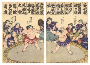 子供遊　錦絵江戸の花 角力