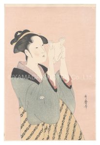 Utamaro / Ten Classes of Women's Physiogonomy / Woman Reading a Letter【Reproduction】 [婦女人相十品　文読む女【復刻版】]