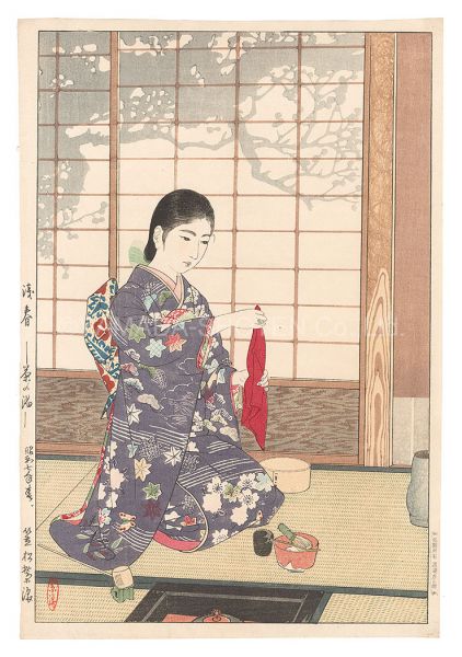 Kasamatsu Shiro “Early Spring -Tea Ceremony-”