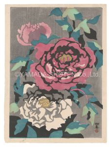 川西英「薔薇」