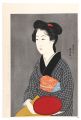 Waitress with a Red Tray【Repro......