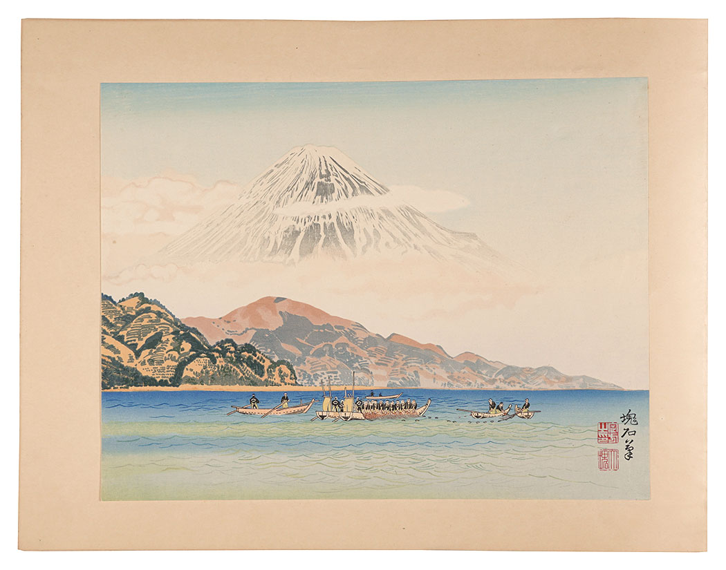 Jokata Kaiseki “Port Shimizu and Mount Fuji”