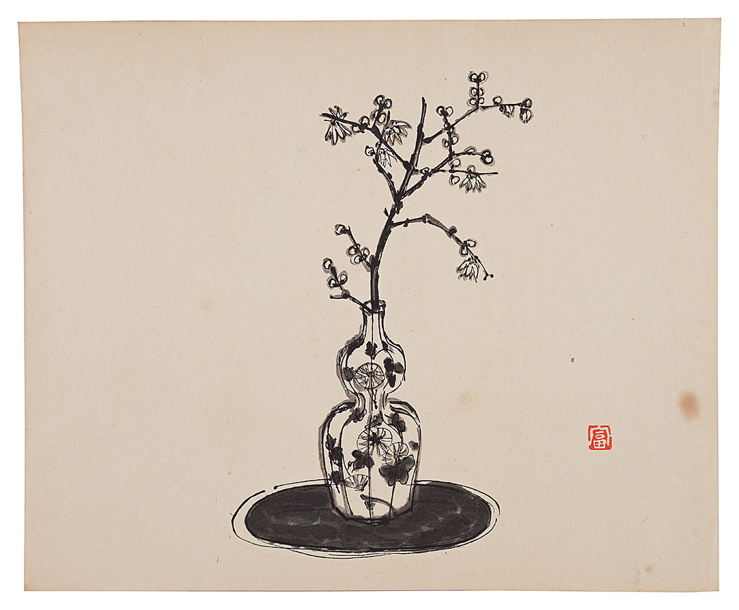 Tomimoto Kenkichi “Wintersweet”