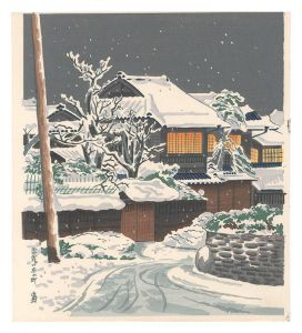 A Snowy Evening in Kyoto / Tokuriki Tomikichiro