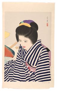 Shimura Tatsumi / Five Customs of Modern Beauties / End of the High Summer