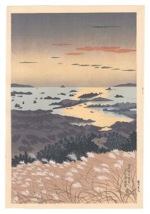 Distant View of Kujukushima Seen from Mount Yumiharidake, Sasebo / Tokuriki Tomikichiro