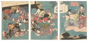 国芳「恵方果報福乃入豆」