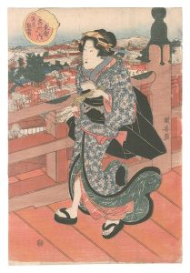 Famous Places in the Eastern Capital / Kannon Temple in Asakusa / Kuniyasu