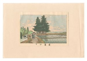 True Pictures of Famous Places of Tokyo / At the Foot of Do'kan Hill / Yasuji,Tankei