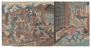 京都四条夜討之図　／　芳年