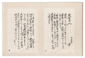 自筆書簡　／　川田順