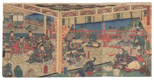 源頼光大江山入之図　／　芳員