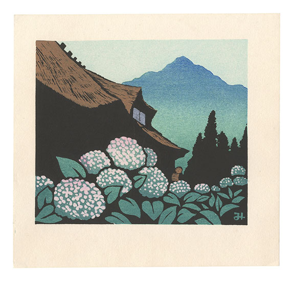 海野光弘「紫陽花（仮題）」