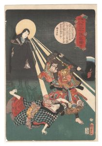 国貞二代「釈迦八相記今様写絵　二十三」