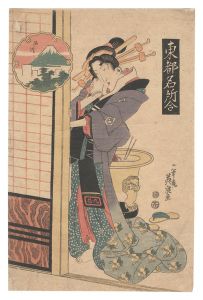 東都名所合 品川 / 英泉