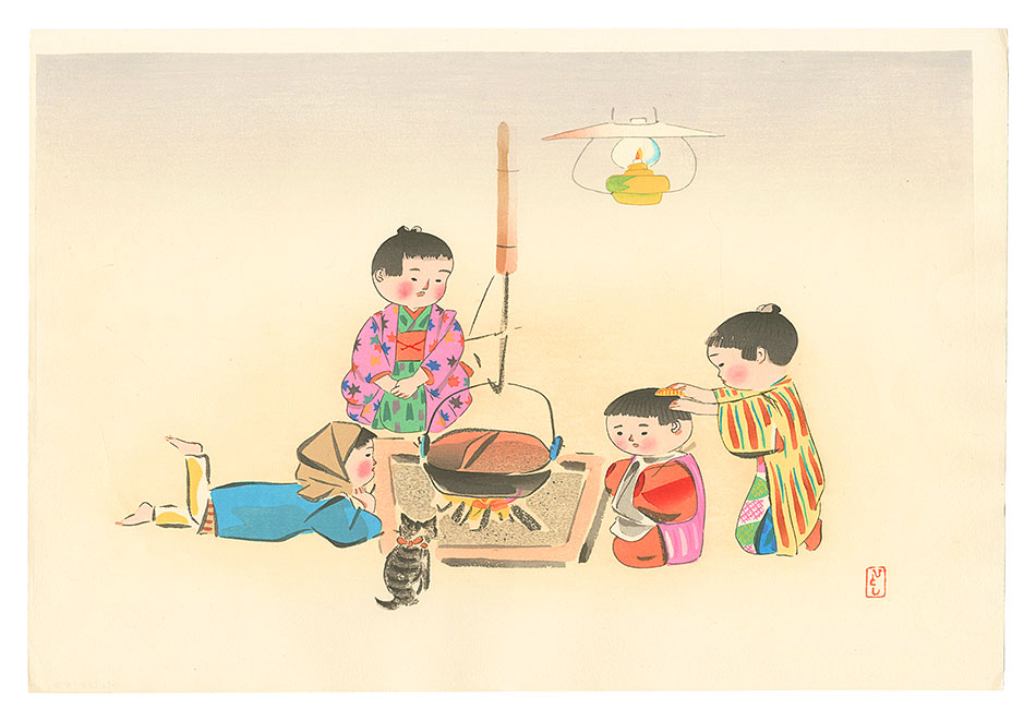 清原斉「囲炉裏（仮題）」