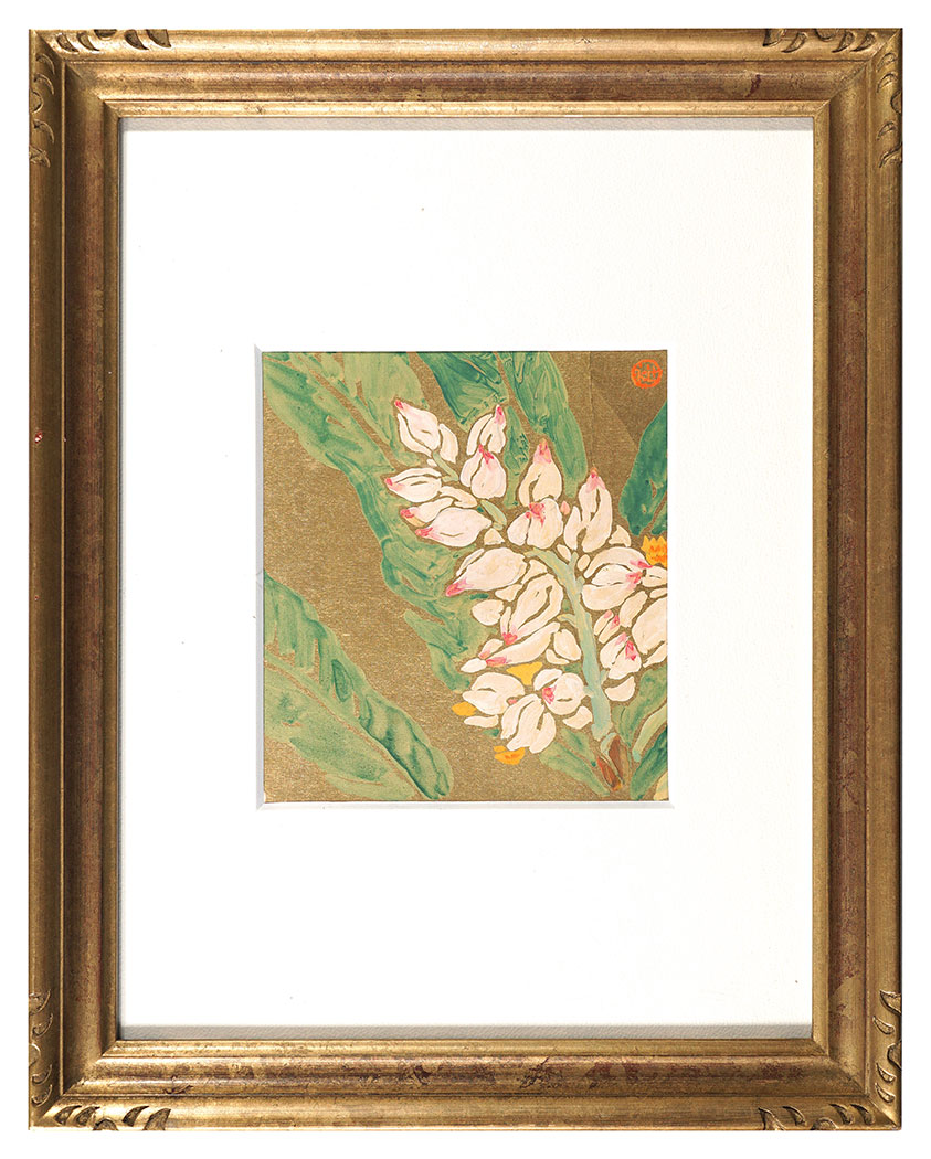 辻永「作品（花）」