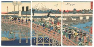 Procession at Nihonbashi Bridge in the Eastern Capital / Hiroshige II