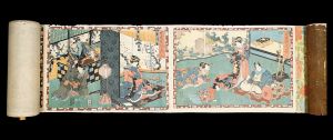 其姿紫の写絵 / 豊国三代