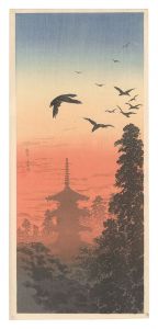 谷中天王寺　／　高橋松亭（弘明）