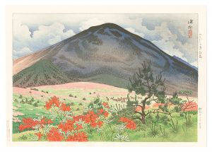 信濃十景　つつじヶ原初夏　／　伊東深水