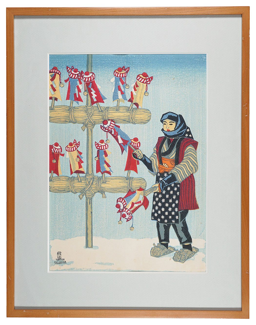 Katsuhira Tokushi “Ten Local Scenes of Akita / Bonten Seller”