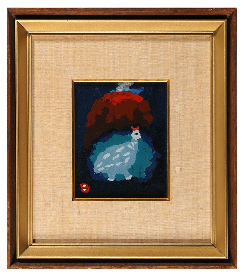 Azechi Umetaro “Volcano and bird”