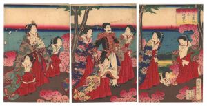 芝公園地丸山 御遊覧之図　／　国明二代