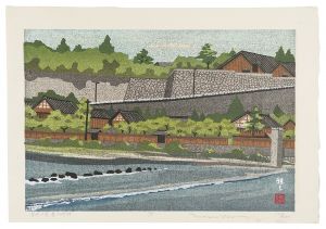 金沢十景 犀川河畔　／　井堂雅夫
