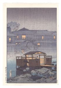 修善寺の雨