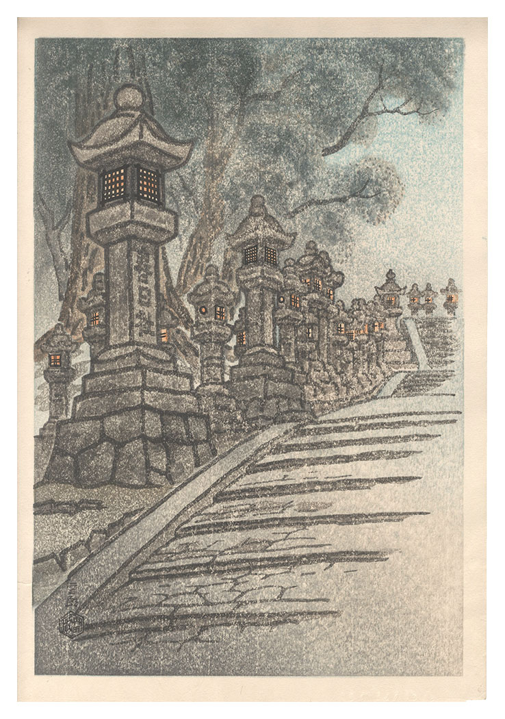 伊藤仁三郎「春日大社石灯籠（仮題）」