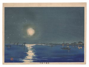 月夜の品川　／　山田馬介