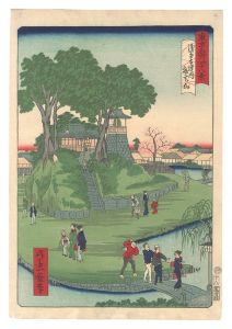 東京名所四十八景 浅草寺境内弁天山 / 一景